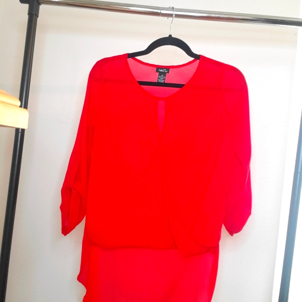 Red Blouse